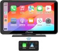 Carpuride W701, Carpuride 7 inch Portable Wireless Apple Carplay & Android Auto, IPS Touchscreen, Bluetooth 5.0 Audio Hands Free Calling/Mirror Link/GPS/Siri/Mic, Dash Windshield Mounted. 
