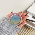 Glitter Round Matte Magnetic Double-Sided Metal Bling for MagSafe Stand Holder Mobile Phone for iPhone 16 15 14 13 12 Pro Max. 