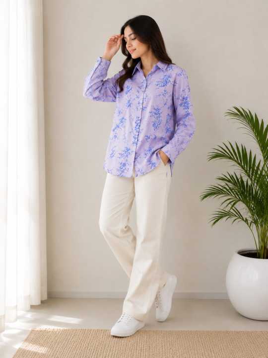 Ladies%20Fashionable%20Checkered%20Flannel%20Shirt%20-%20Image%202