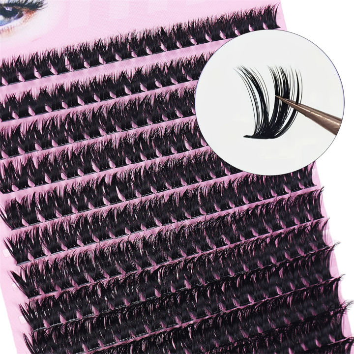 280%20Pcs%208D%20Fluffy%20Thick%20Eyelash%20Clusters%20D%20Curl%20Wispy%20Individual%20Lashes%208-16mm%20Mix%20False%20Eyelashes%20Extensions%20%20Cluster%20Lashes%20-%20Image%202
