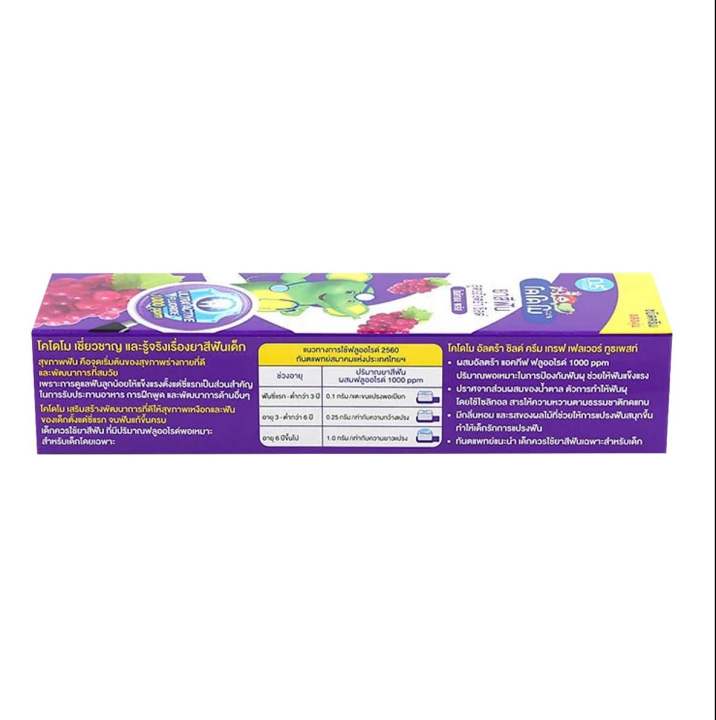 Kodomo%20children's%20toothpaste,%20grape%20scent,%2040g.%20(Thailand)%20-%20Image%203
