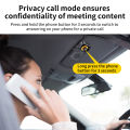 Car Bluetooth 5.4 Speaker Car Phone HandsFree Wireless Bluetooth Speaker Kit with Visor Clip Support Siri  Voice Assistant. 