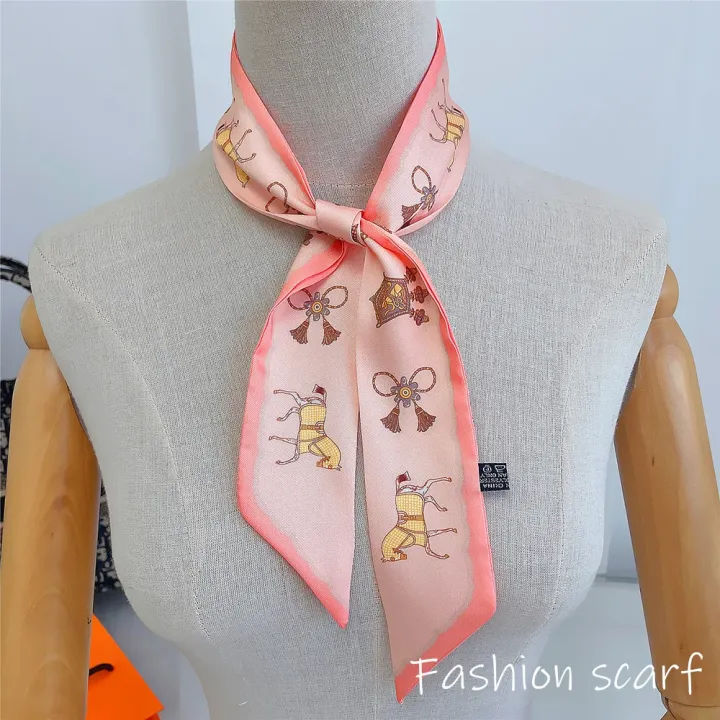 1PC%20Korean%20Fashion%20New%20Women's%20Twill%20Decorative%20Ribbon%20Small%20Scarf%20Binding%20Bag%20Handle%20Ribbon%20Hair%20Band%20Small%20Scarf%20Headband%20-%20Image%205