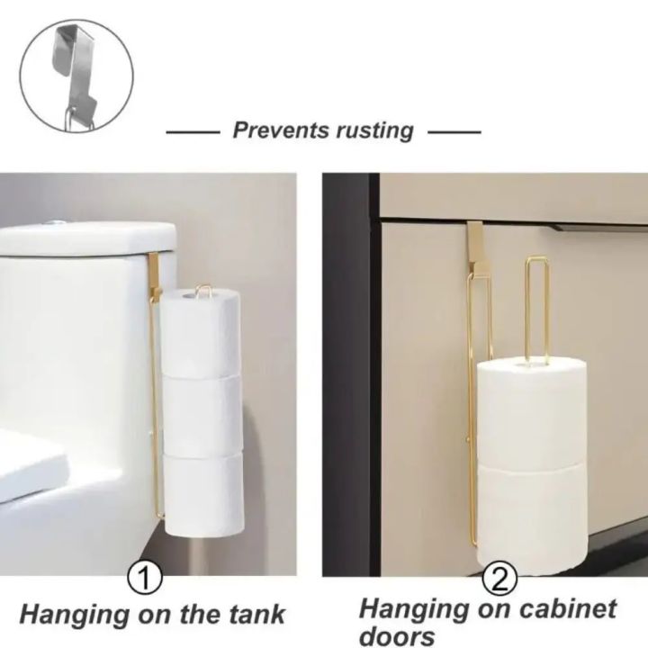 1PCS%20Wall%20Mounted%20Bathroom%20Kitchen%20Organizer%20No%20Drill%20Paper%20Towel%20Holder%20Hanging%20Tissue%20Rack%20for%20Toilet%20Vanity%20Storage%20-%20Image%205