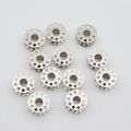 High Quality 10 Pcs Metal Bobbin Spool Sewing Craft. 