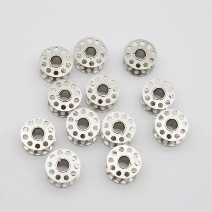 High Quality 10 Pcs Metal Bobbin Spool Sewing Craft