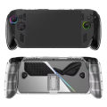TPU Handheld Game Console Case Transparent Shockproof Protective Shell Ergonomic with Kickstand for ROG Xbox Ally/Ally X. 