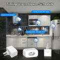Tuya WiFi Smart Socket Brazil Plug Type N, Remote & Voice Control, Timer/Countdown, Overload Protection, Smart Life. 