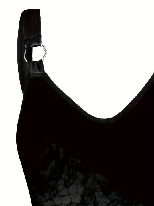 European%20and%20American%20Fashion%20Plus%20Size%20Women's%20Spring%20and%20Summer%20New%20Butterfly%20Print%20V-Neck%20Dress%20Sleeveless%20A-Line%20Camisole%20Dr%20-%20Image%203
