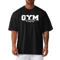 Oversized Loose Running T-Shirts Mens Gym Warriors Fitness Sports Half Sleeve T Shirt Summer Mesh Quick Dry Breathable Clothing.