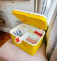 First Aid Box for medicine Portable Aid kit. 