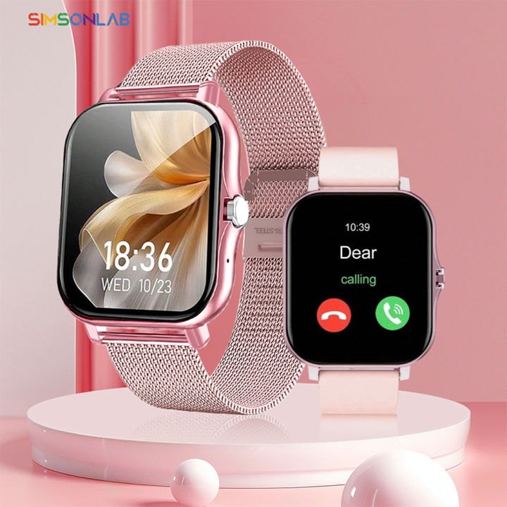 SIMSONLAB New Smartwatch Wireless Bluetooth Call Heart Rate Sleep Monitor Fitness Tracker Sports Smart Watch For Android IOS