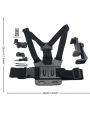 Adjustable Chest Mount Phone Holder 360° Rotation Body Strap Phone Mount for First Person View POV Video Recording Vlog Hiking.