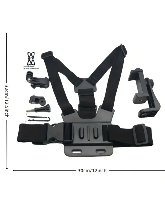 Adjustable%20Chest%20Mount%20Phone%20Holder%20360%C2%B0%20Rotation%20Body%20Strap%20Phone%20Mount%20for%20First%20Person%20View%20POV%20Video%20Recording%20Vlog%20Hiking%20-%20Image%202