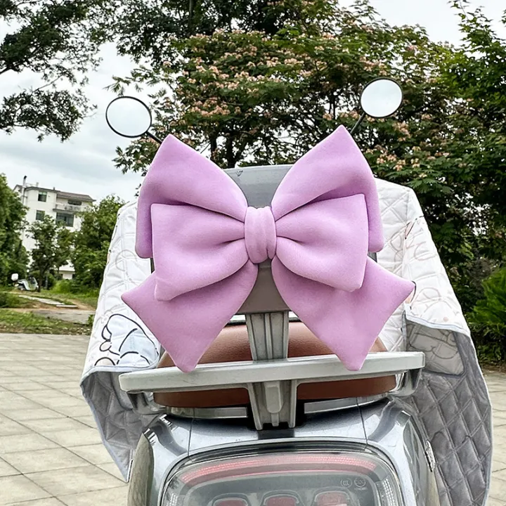 25x23cm%20Electric%20Bike%20Motorcycle%20Helmet%20Decoration%20Bow%20Girl%20Electric%20Vehicle%20Front%20Rear%20Seat%20Decor%20Accessories%20Cute%20Bow%20-%20Image%204