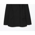 Autumn Women Simple Blazer V Neck Long Sleeve Women's Casual Pocket Coats Chic Female Tops.