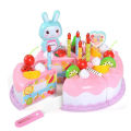Children Pretend Goodies Play Simulated Kitchen Toys Plastic Cutting Food Kids Toy Object Cognition Boys Girl Birthday Gifts TMZ. 