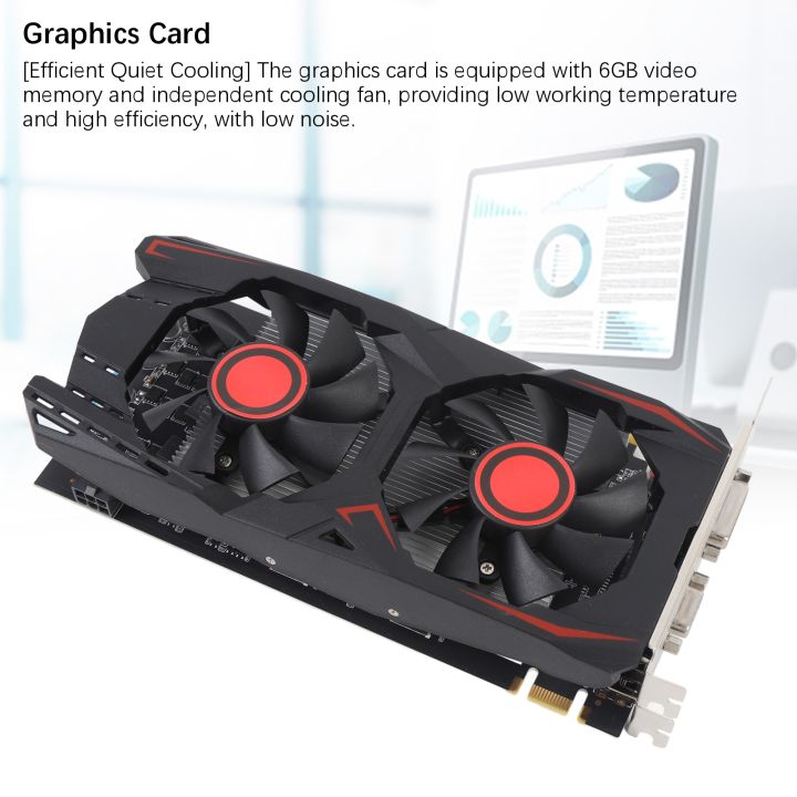Graphics%20Card%206GB%20GDDR5%20192BIT%20Double%20Fan%20PCIE%202.0%2016X%20Slot%20Supports%20DVI%20VGA%20HD%20Multimedia%20Interface%20Gaming%20Video%20Card%20-%20Image%205