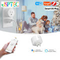 Tuya Zigbee Smart Socket US Plug 10A Timing Function Smart Life App WiFi Outlets Works With Alexa . 