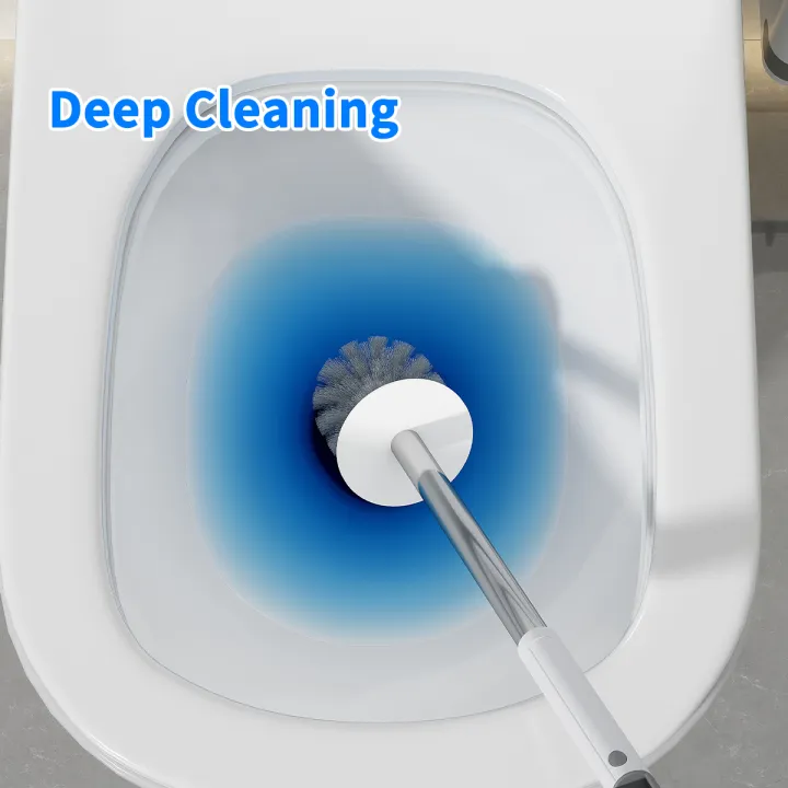 WORTHBUY%20Punch-Free%20Wall%20Mounted%20Toilet%20Brush%20With%20Drainable%20Base%20Long%20Handle%20Plastic%20Toilet%20Cleaning%20Brush%20Bathroom%20Accessories%20-%20Image%204