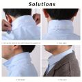 Adjustable Collar Support Brace - Invisible Neckline Enhancer for Shirts & Suits, Durable Plastic, Hand.