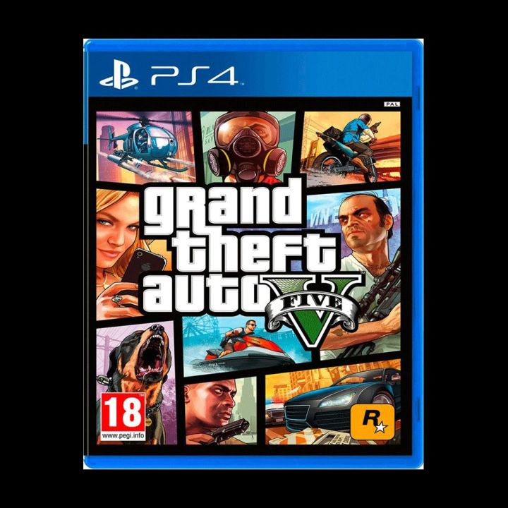 Grand Theft Auto V GTA 5 PS4 Game Cd Disk (used) playstation 4 games ...