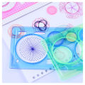 Geometry Spirograph Drawing Stencils Set Painting Template Art Crafts Creative Kids Educational Toy Variety of Flowers Ruler. 