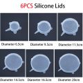 Silicone Cover Stretch Lids Reusable Durable For Fresh Food Leftovers Keep Food Fresh Washable Cookware Bowl Microwave Cover. 