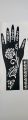 Mehdi stickers, bridal mehndi stickers, girls hand mehndi henna stencil tattoo. 