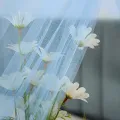 Fine Meshes Mosquito Large Square Net for Single Bed One Door Opening with Tieback Decorative for Home Bedroom Camping Travel. 