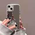 Luxury Make UP Mirror Case For Iphone 11 Case Iphone 16 Pro Max 16 Plus 13 14 15 12 16Promax 16pro XR X Xs Silicon Funda Cover. 