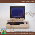 Model of a Classic Computer, Commodore 64 Original, Paper Model, Paper Doll, Papercraft (for Cutting and Assembling Yourself). 
