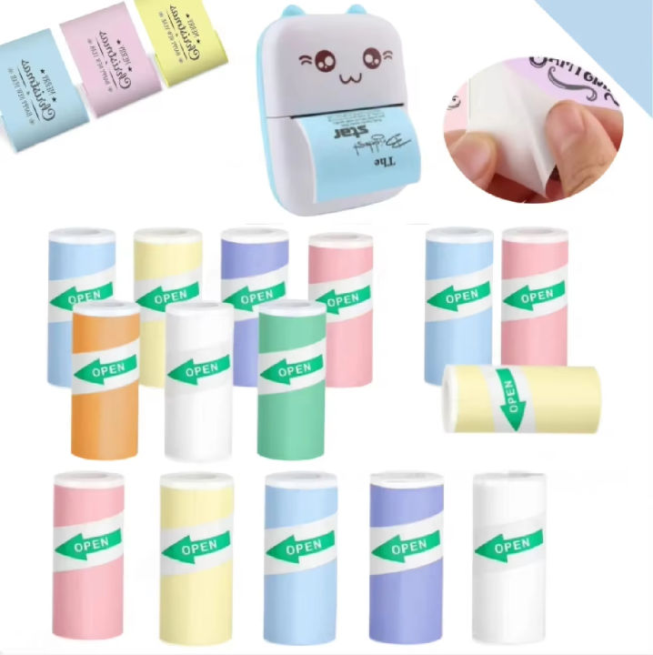 Mini Printer Sticker Paper, Thermal Paper Rolls For c9/c15/c17/c20/x5 ...