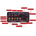 D10 Bluetooth Audio Amplifier Cabinet Type 30W-120W AC-220V DC-12V Echo USB MIC FM Radio TF
Support Dual Microphone Bluetooth 5.0 Amplifier Subwoofer for 4Ohm Speaker No Need Power Adapter.