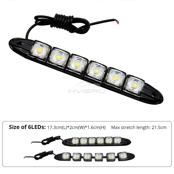 2X%20Waterproof%20DRL%206Chips%20Led%20Car%20Auto%20Decorative%20Flexible%20Daytime%20Running%20Light%20Driving%20Led%20Strip%20Headlight%20Fog%20Backup%20Trunk%20Led%20-%20Image%204