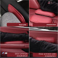 Comfortable Suede Car Pillow Car Knee Pad Auto Cushion Elastic Memory Foam Leg Pad Headrest In The Car Interior Accessories. 