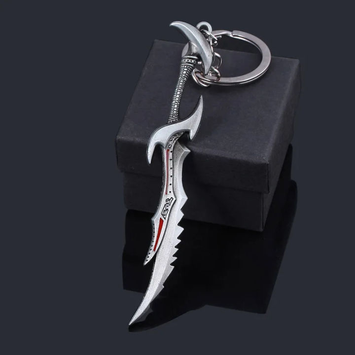 The%20Knife%20Keychain%20Online%20Elsweyr%20Coin%20Key%20Chain%20for%20Men%20Weapon%20Model%20Car%20Keyring%20Jewelry%20-%20Image%203