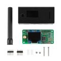 Latest Jumbospot UHF VHF UV MMDVM Hotspot For P25 DMR YSF DSTAR NXDN Raspberry Pi Zero 3B + OLED+Metal case +Antenna. 