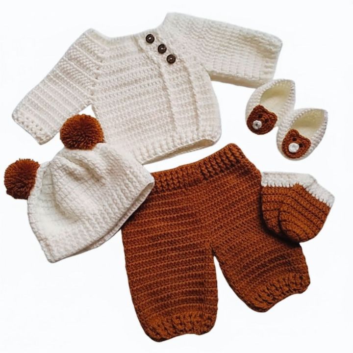 5%20pcs%20crochet%20dress%20set%20for%20boys/%20100%25%20hand%20made/%20winter%20dress%20set%20for%20baby%20boys%20/%20crochet%20dress%20for%20kids/%20baby%20suit/%20kids%20outfit%20for%20winter%20-%20Image%205