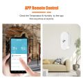 ZigBee 3.0 Mini Smart Temperature Humidity Sensor Indoor Hygrometer Controller Portable Battery Works With Tuya Alexa Google. 