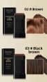 Hair Dye Stick with Comb Temporary Hair Coloring Black Brown Coffee Long Lasting Covered White Hairs Hairline Pen Washable.