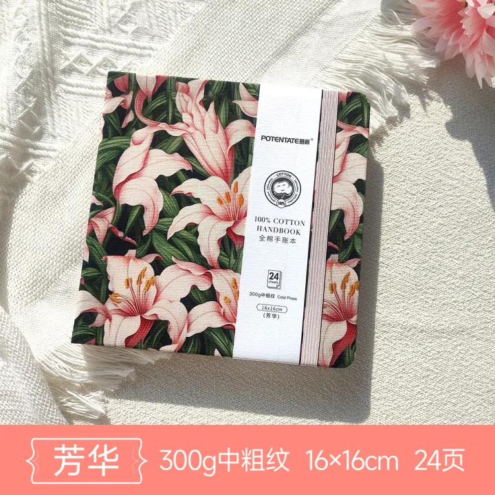 POTENTATE%20Watercolor%20100%25%20Cotton%20Paper%20Pad%2024%20Sheets10x10cm/9x14cm/13x19cm%20Artists%20Beginners%20Watercolor%20Sketchbook%20Drawing%20Paper%20-%20Image%207