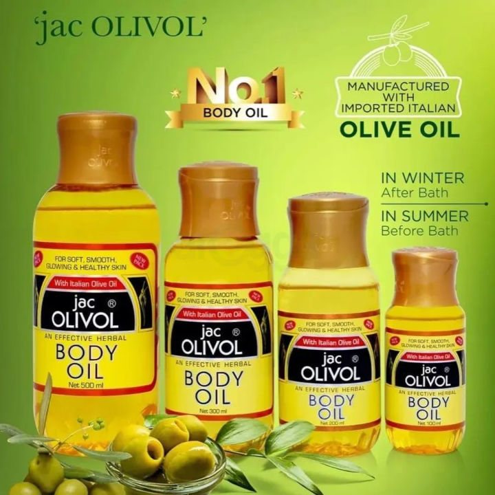 Jac%20Olivol%20Body%20Oil%20With%20Italian%20Olive%20Oil%20For%20Soft,%20Smooth,%20Glowing%20&%20Healthy%20Skin%20500ml%E2%80%83%20-%20Image%203