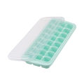 Silicone Ice Cubes Tray with Lid 24 Cubes Jelly Maker frozen Molds Easy-Release for Whisky Cocktail Cola Baby Food and Drinks. 