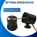 8K Tachometer 12V Car Tacho Meter 52mm with White LED Gauge 8000 RPM for 1-8 Cylinders Gasoline Engine + Gauge Holder. 