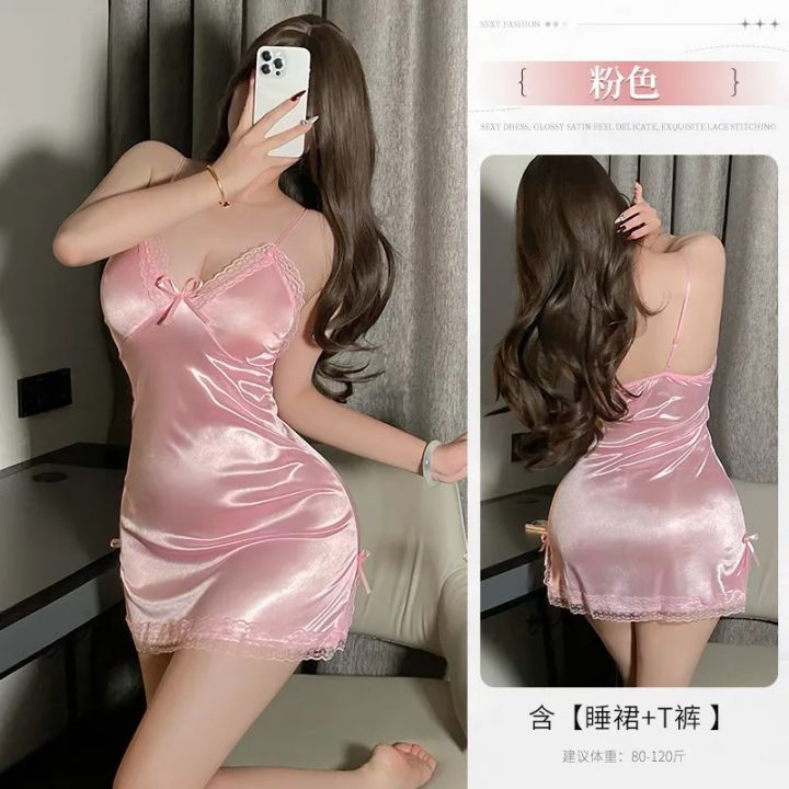 Estanla%20Night%20Dress%20For%20Women%20and%20Girls%20All%20Season%20Spandex%20Fabric%20Sexy%20Babydoll%20Nightwear%20Multiple%20Color%20Model%20Code:%20TOP01%20-%20Image%204