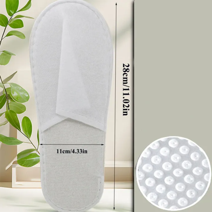 1pc/5pcs/10pcs/20pcs%20Comfortable%20disposable%20slippers,%20breathable%20and%20non%20slip%20thick%20sole,%20closed%20toe,%20suitable%20for%20men%20and%20women%20-%20Image%203