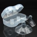 2 Piece silicone Nipple Shield with Carrying Boxes Breastfeeding Nipple.