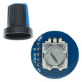 Rotary Encoder Module for Arduino Brick Sensor Development Round Audio Rotating Potentiometer Knob Cap EC11. 