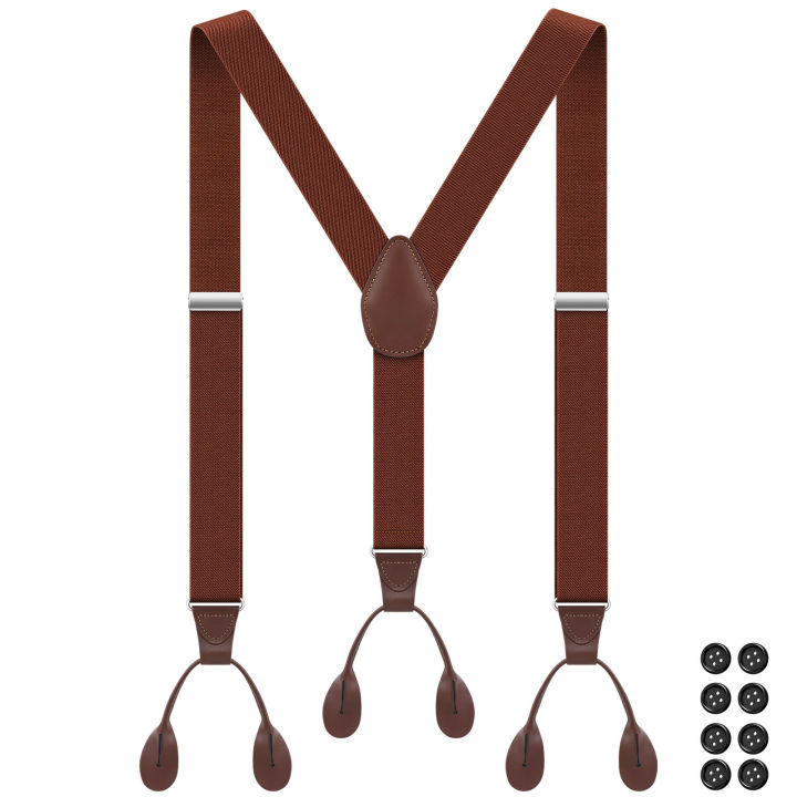 Men%20Button%20Suspenders%20Adjustable%20lastic%20Y%20Shape%20Tuxedo%20Suspender%20with%20Leather%20Buttons%20End%20Long%20Lasting%20Stretch%20Ultimate%20Fashion%20-%20Image%207